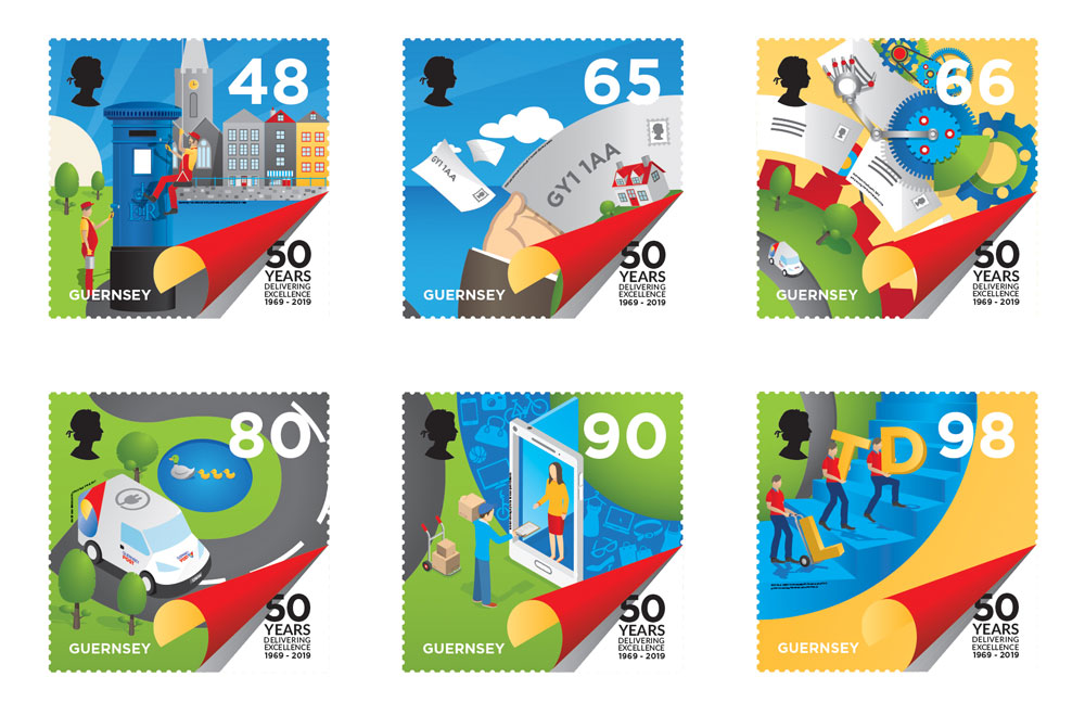 Set of 6 Stamps